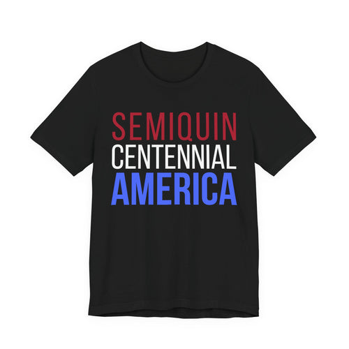 Semiquincentennial America Tee — Patriotic Red White Blue Graphic T-Shirt