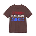 Semiquincentennial America Tee — Patriotic Red White Blue Graphic T-Shirt
