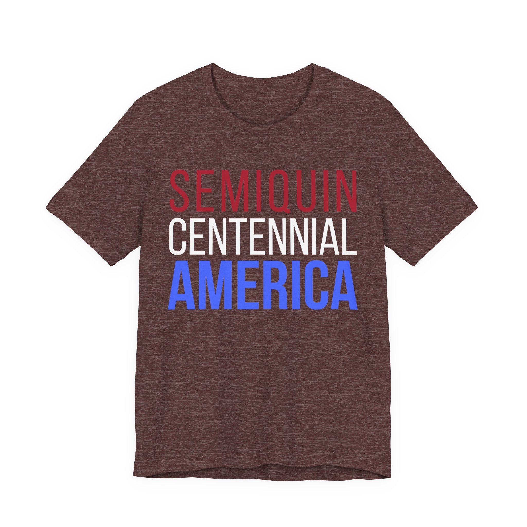 Semiquincentennial America Tee — Patriotic Red White Blue Graphic T-Shirt