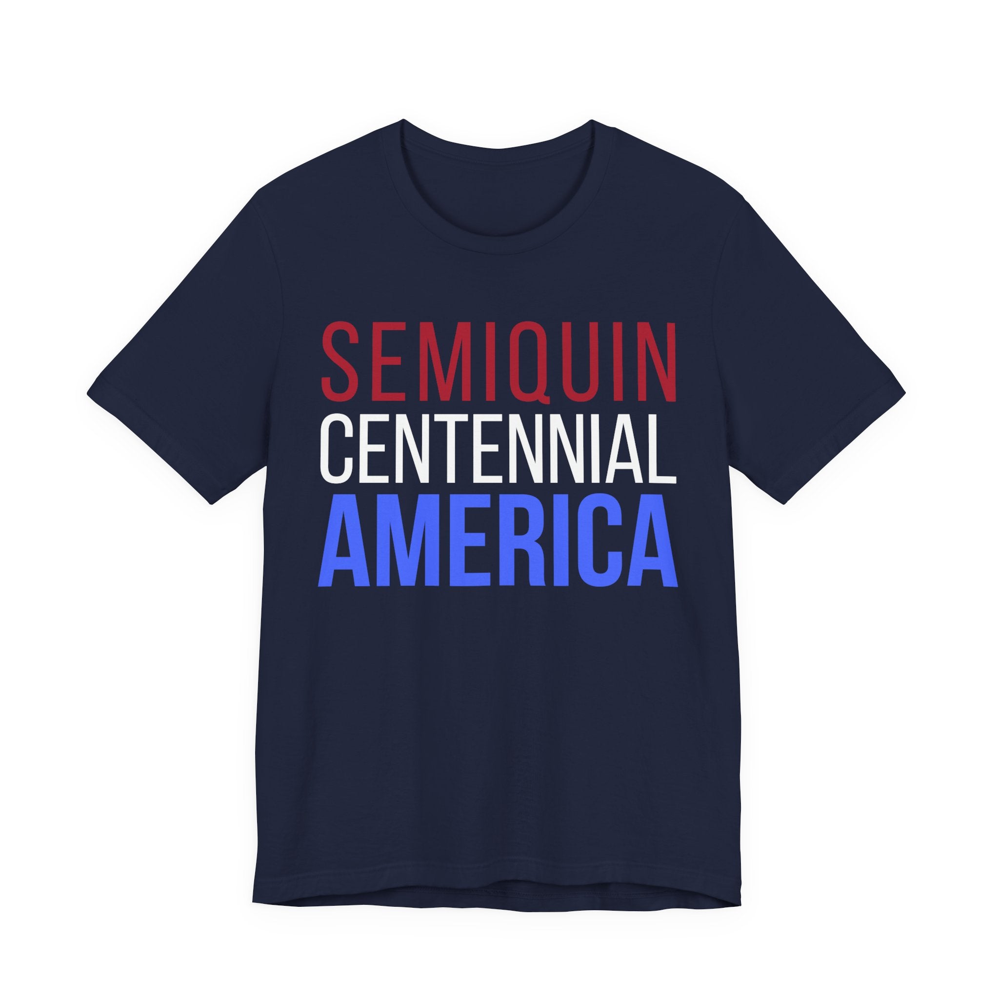 Semiquincentennial America Tee — Patriotic Red White Blue Graphic T-Shirt