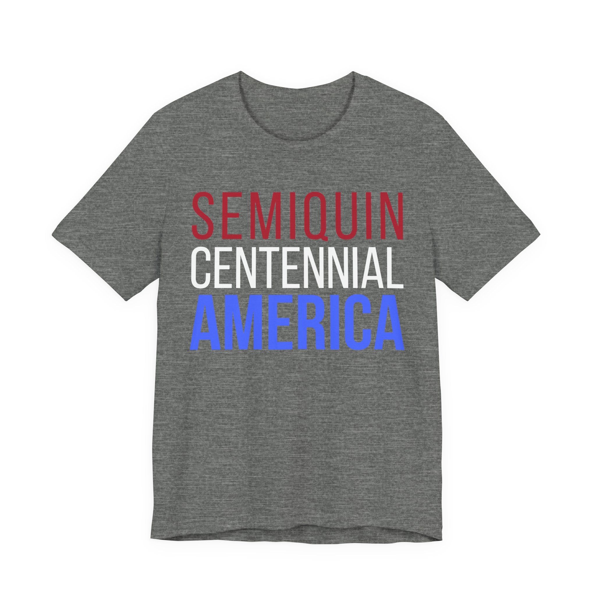 Semiquincentennial America Tee — Patriotic Red White Blue Graphic T-Shirt